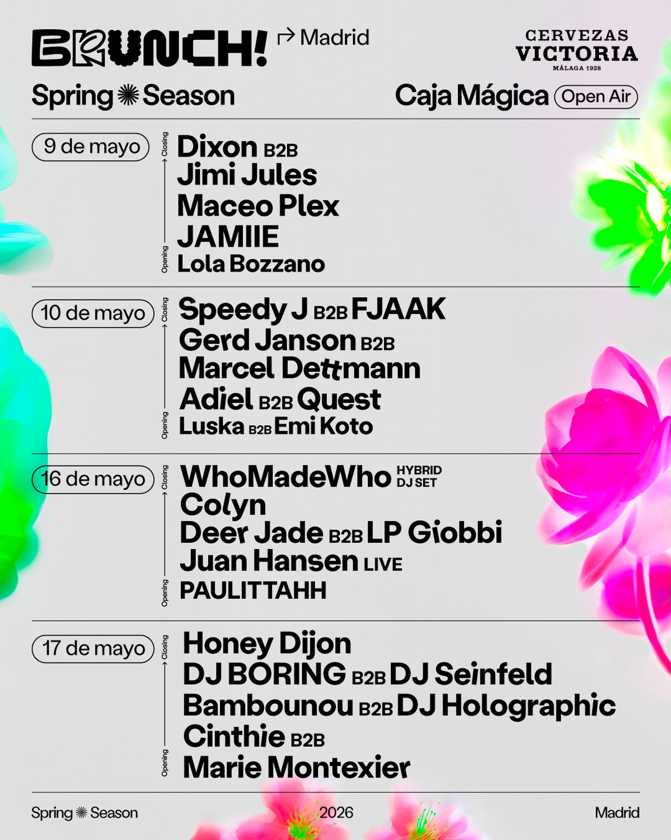 Brunch Electronik Madrid