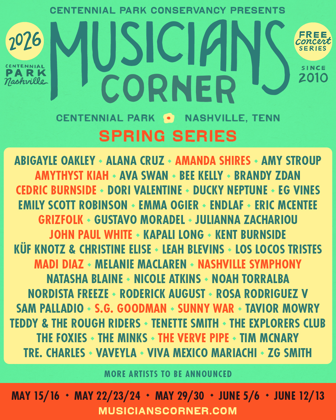 Musicians Corner Spring Series