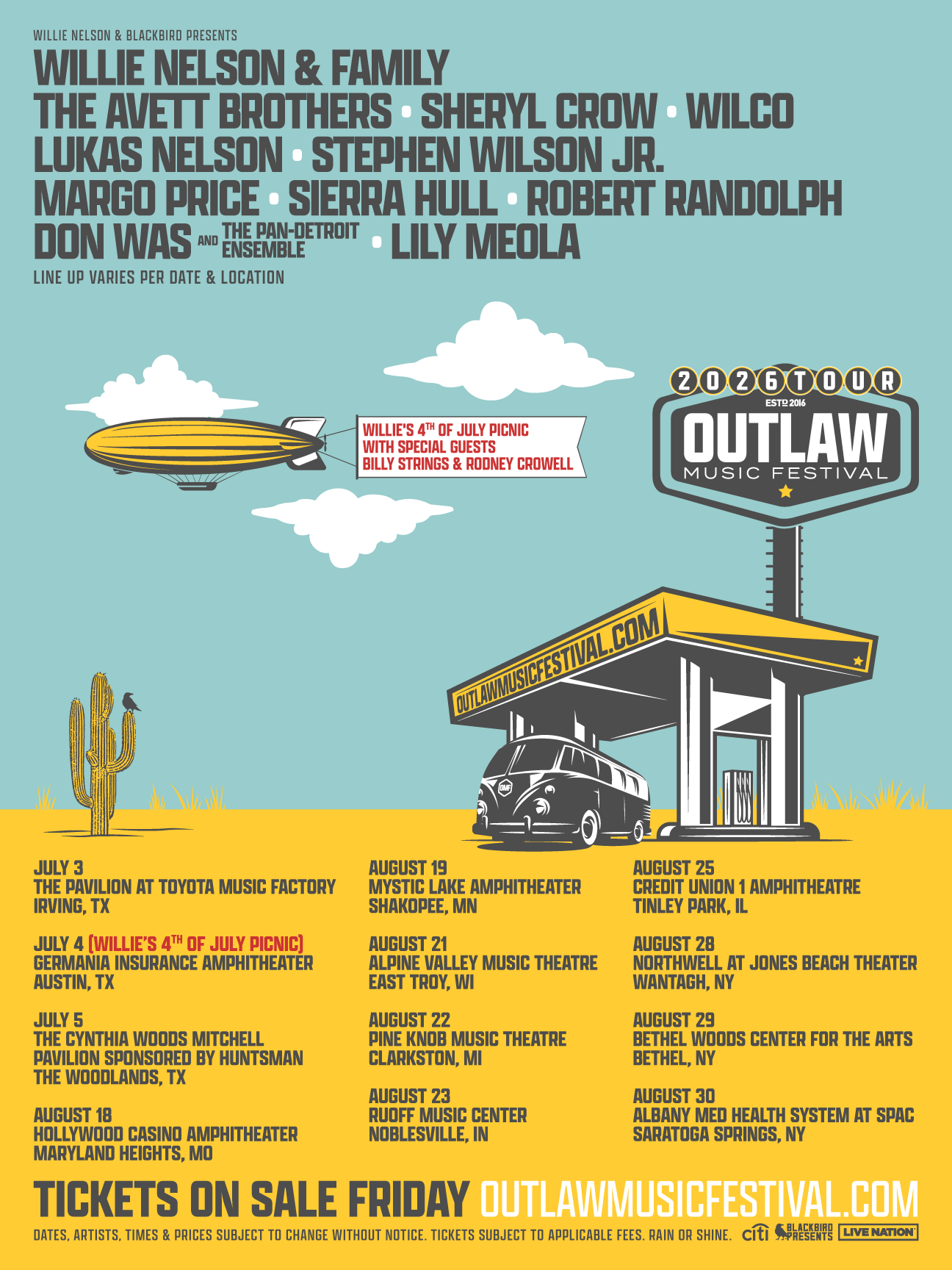 Outlaw Music Festival Noblesville
